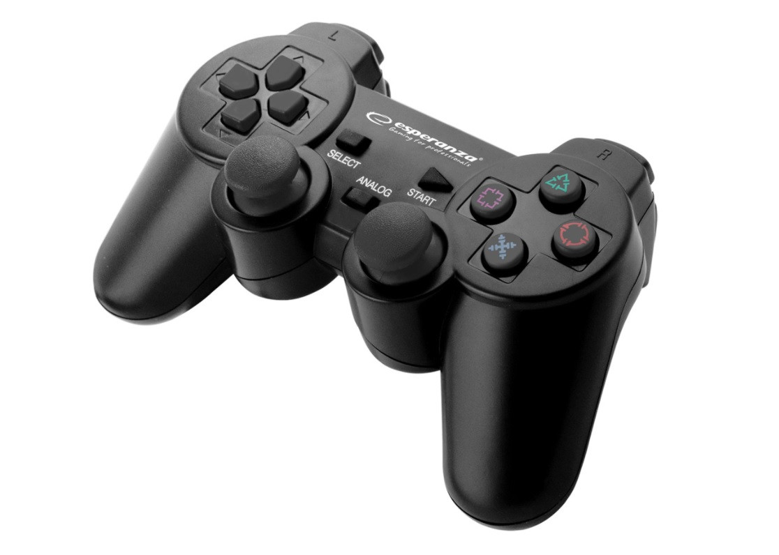 Esperanza gamepad pc/ps3 usb czarny trooper egg107k - zdjęcie 1