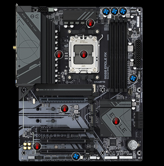 Płyta główna Gigabyte B650 EAGLE AX - zdjęcie 10