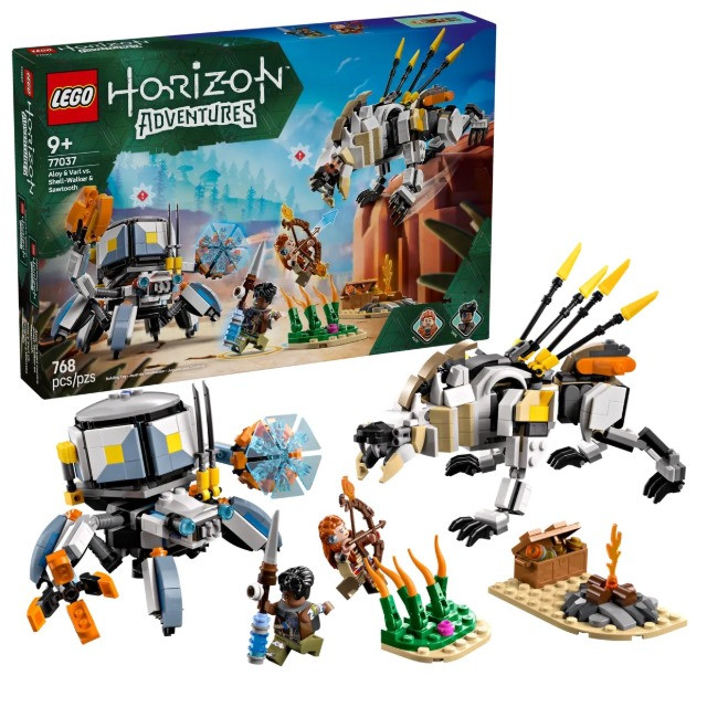 LEGO HORIZON 77037 Aloy i Varl kontra krabołaz i piłoząb - zdjęcie 1