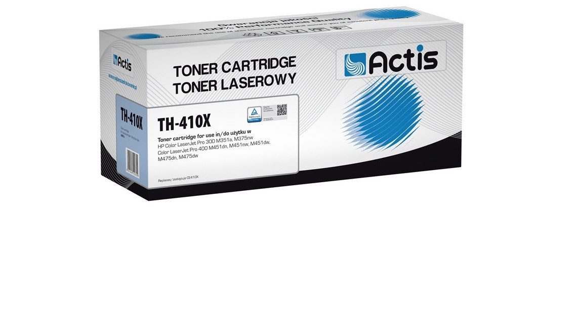 Actis TH-410X Toner do drukarki HP, Zamiennik HP 305X CE410X; Standard; 4000 stron; czarny. - zdjęcie 1