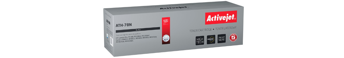 4 x Activejet toner do HP 78A CE278A new ATH-78N + ATH-78NB BIO za 1zł! - zdjęcie 1
