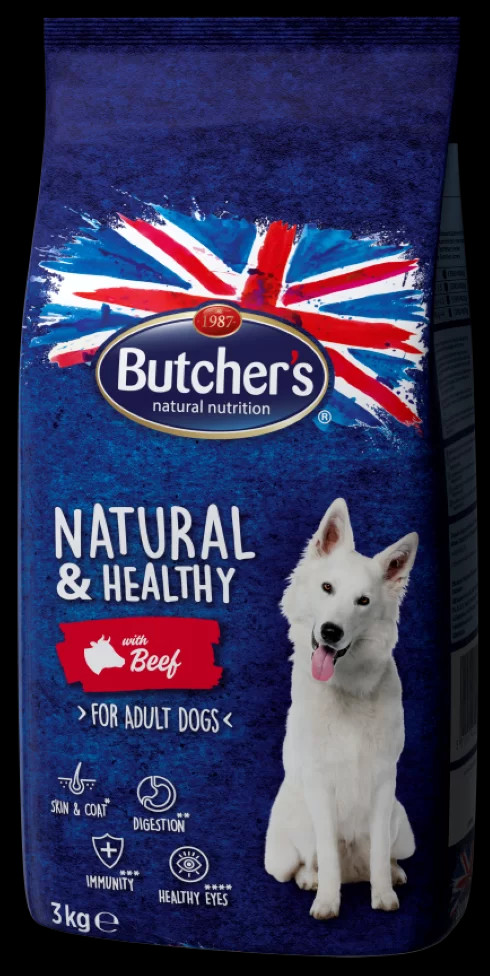BUTCHER'S Natural&Healthy MIX SMAKÓW - sucha karma dla psa - 2x3kg - zdjęcie 1