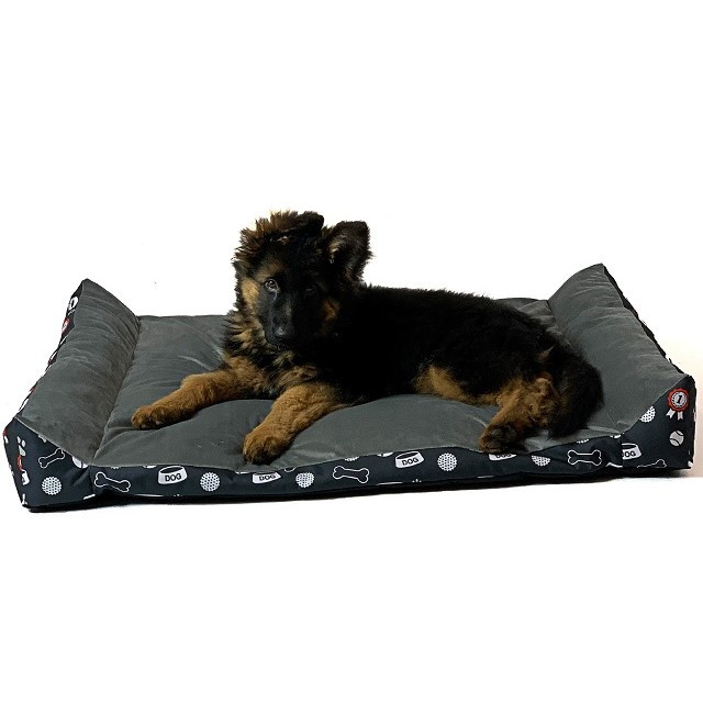 GO GIFT Rex grafit XXL - legowisko dla zwierząt - 105 x 75 x 8 cm - zdjęcie 1