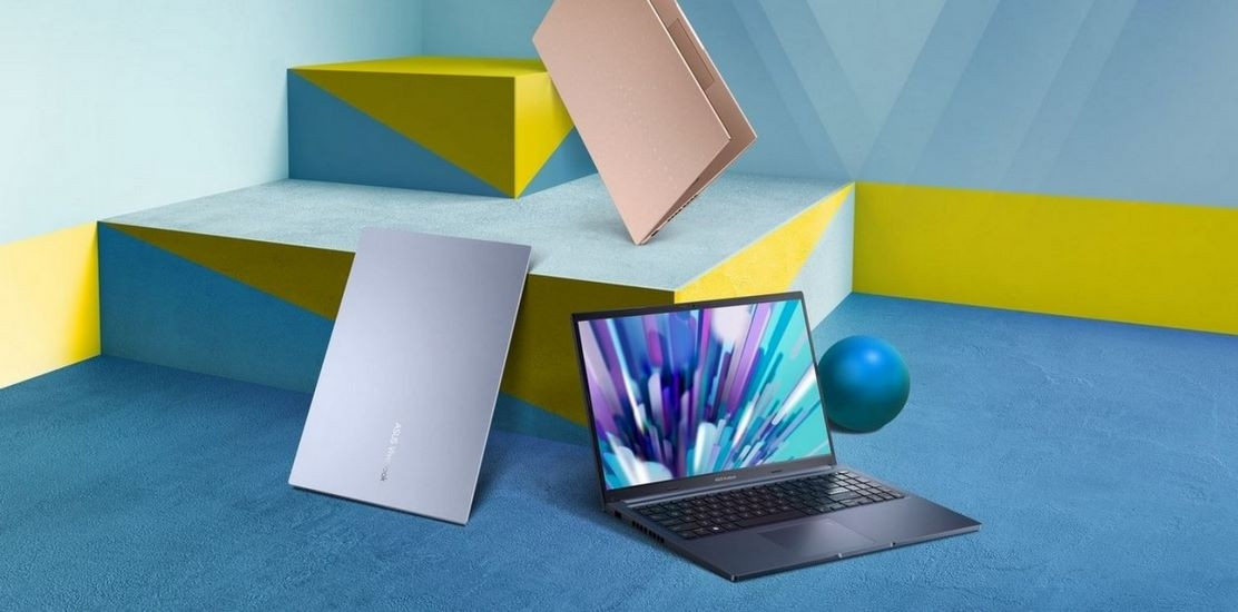ASUS VivoBook 15 M1502YA-BQ335W Ryzen 5 7430U 15,6"FHD IPS-Level 250nits AG 16GB DDR4 SSD512 WLAN+BT 72Wh Cam720p Radeon RX Vega 7 Win11 Niebieski - zdjęcie 1
