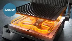 Grill elektryczny PHILIPS HD 6307/70 - zdjęcie 8