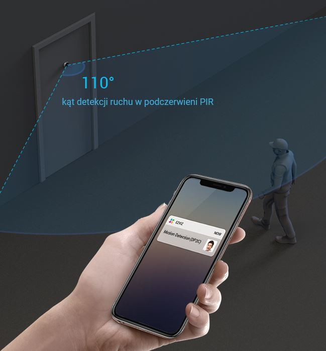 Wizjer elektroniczny do drzwi EZVIZ CS-DP2C - zdjęcie 5
