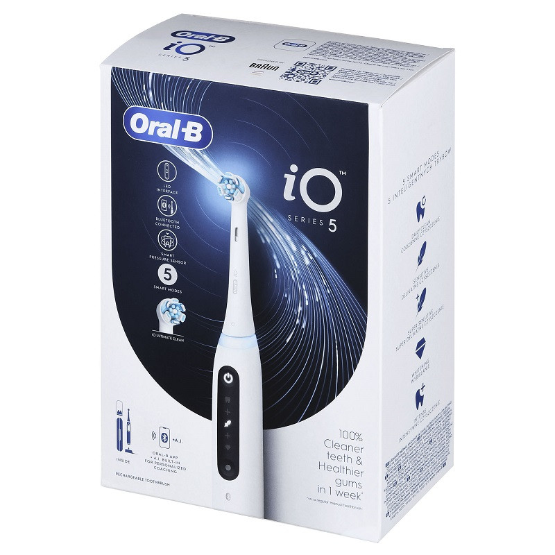 Braun Oral-B Szczoteczka elektryczn iO5 Quite White - zdjęcie 1