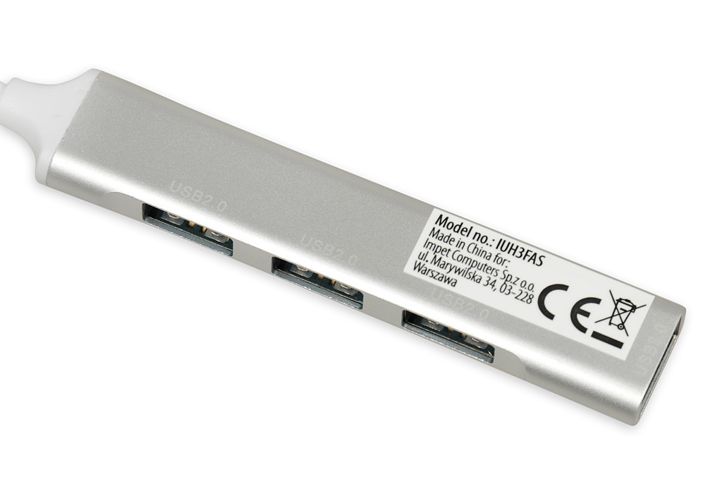 HUB I-BOX 4-PORTOWY USB3.0 + USB 2.0, SLIM - zdjęcie 3