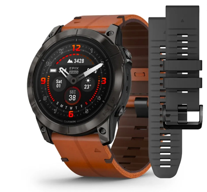Garmin Epix Pro Gen 2 51 mm Sapphire Szary z powłoką węglową - zdjęcie 1