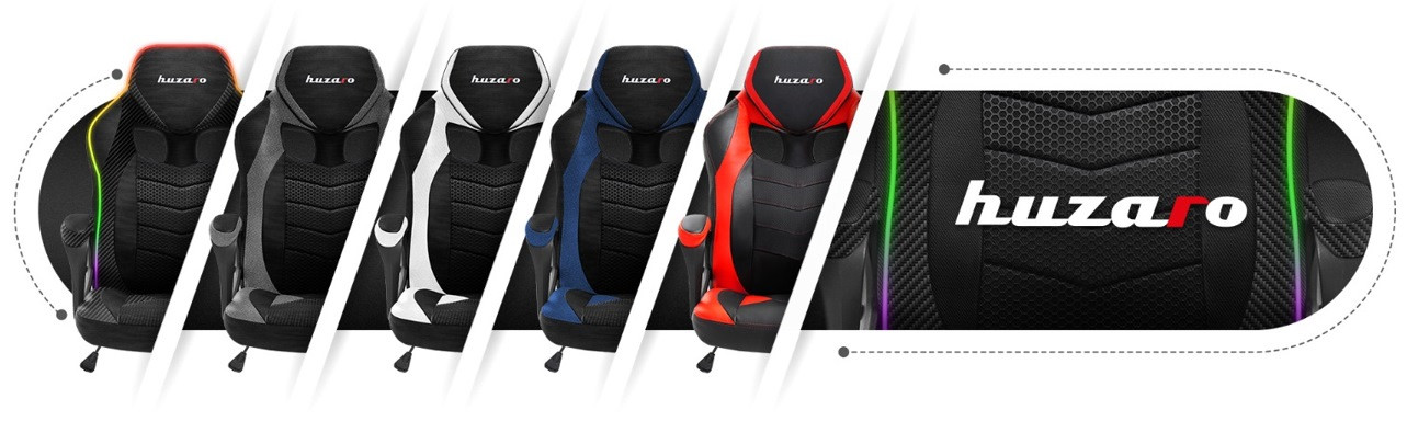 Fotel gamingowy Huzaro Force 2.5 RGB Mesh - zdjęcie 1