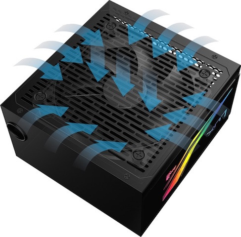 ZASILACZ AEROCOOL PGS LUX RGB 550W - zdjęcie 3