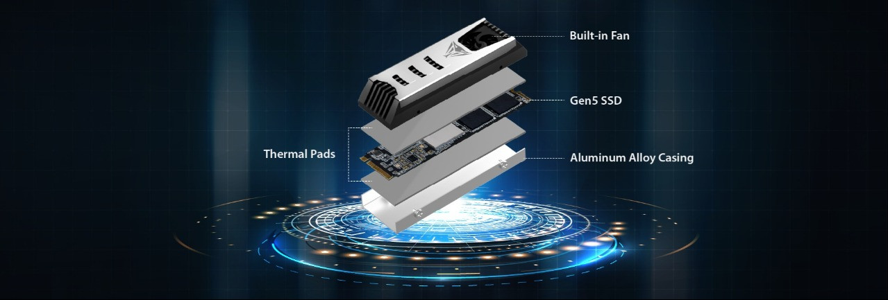 Patriot Viper PV573 M.2 PCI-E Gen5 x4 NVMe2 2TB 14GB/s 2000k IOPs - zdjęcie 7