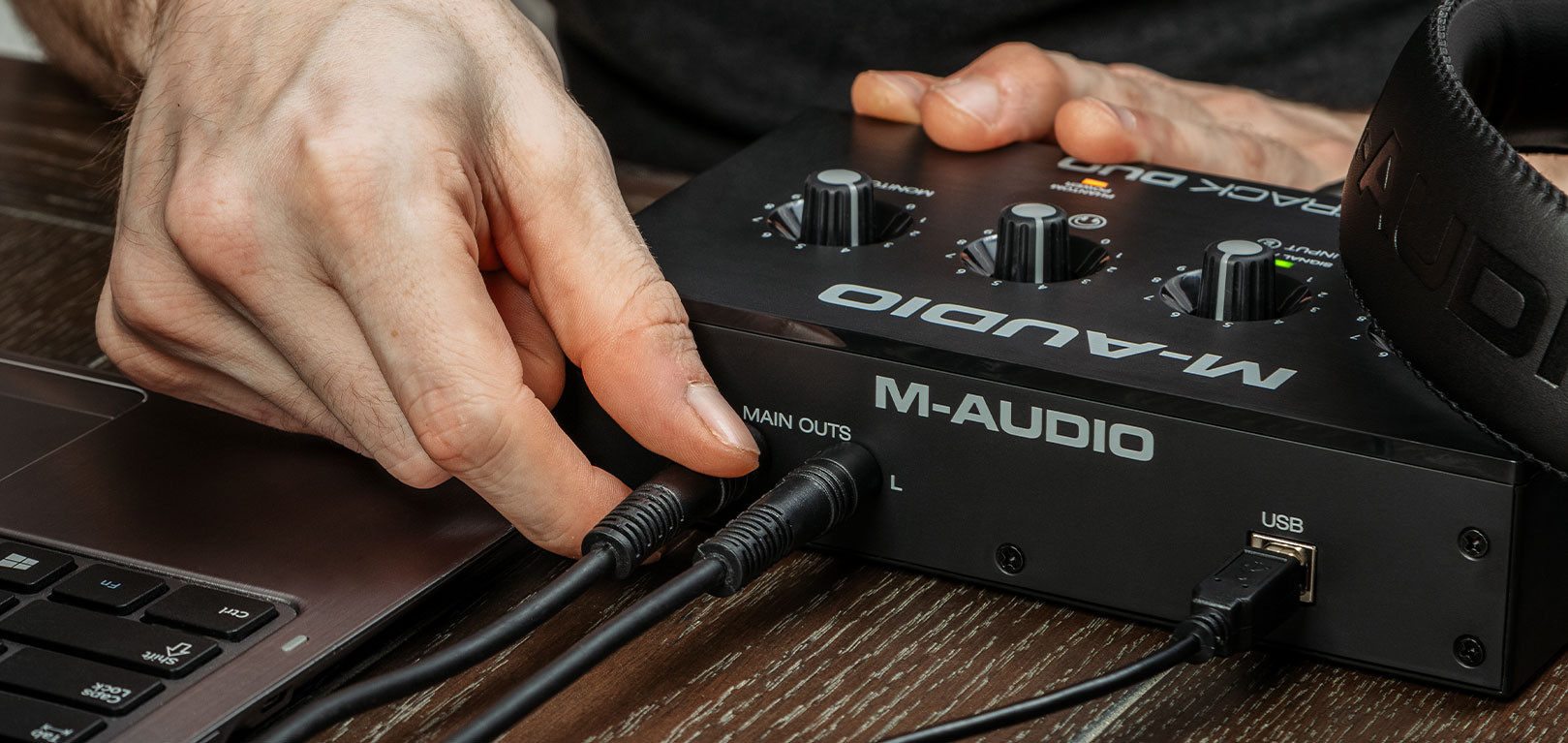 M-AUDIO M-Track DUO - Interfejs Audio USB - zdjęcie 4