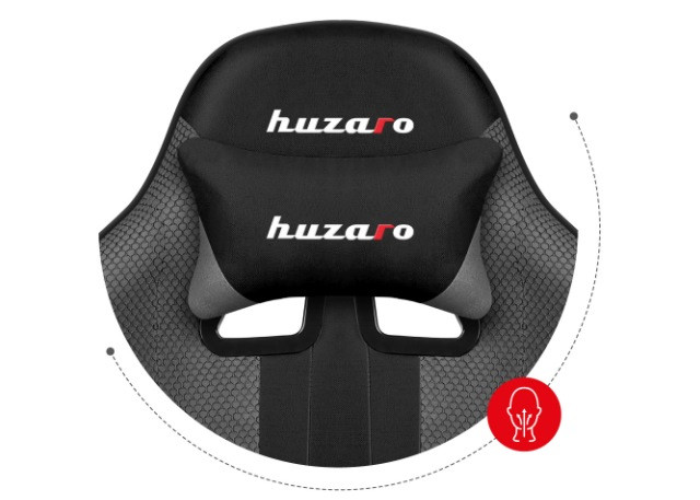 Fotel gamingowy Huzaro Force 4.7 Grey Mesh - zdjęcie 7