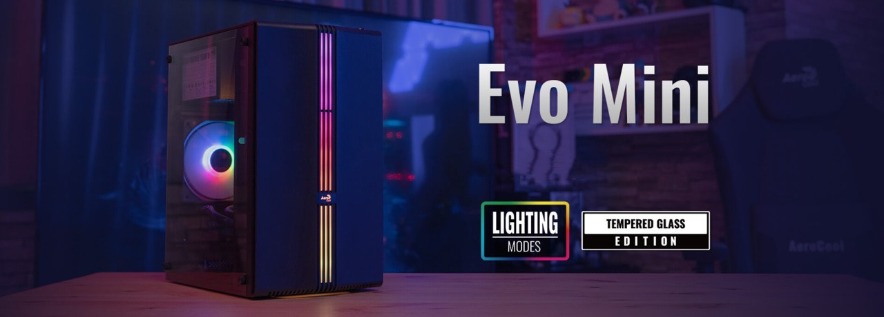 Obudowa AEROCOOL PGS EVO MINI-G-BK-v1 - zdjęcie 1