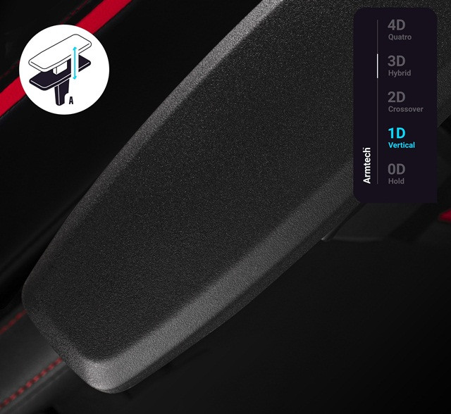 Fotel gamingowy DIABLO X-ONE 2.0 normal fotel czarno-czerwony - zdjęcie 4