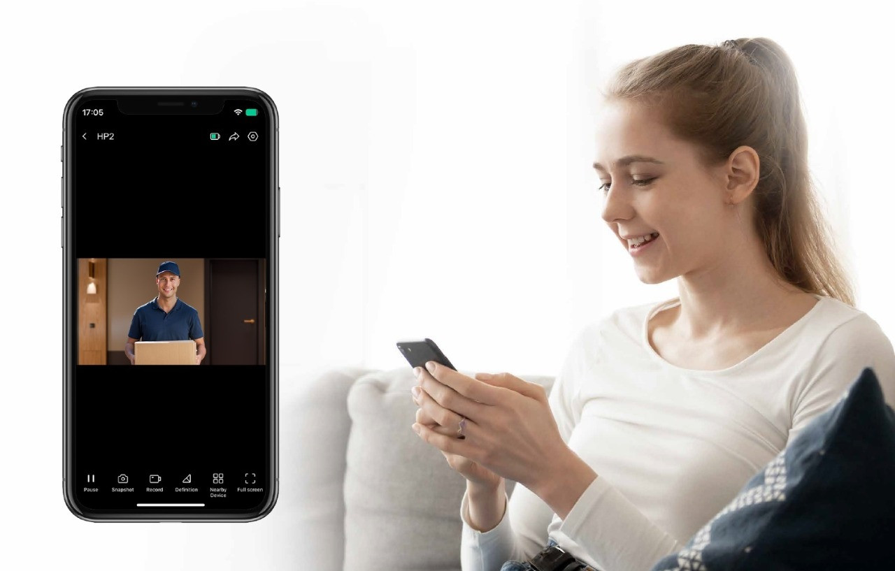 Wizjer elektroniczny Ezviz HP2G WiFi - zdjęcie 3