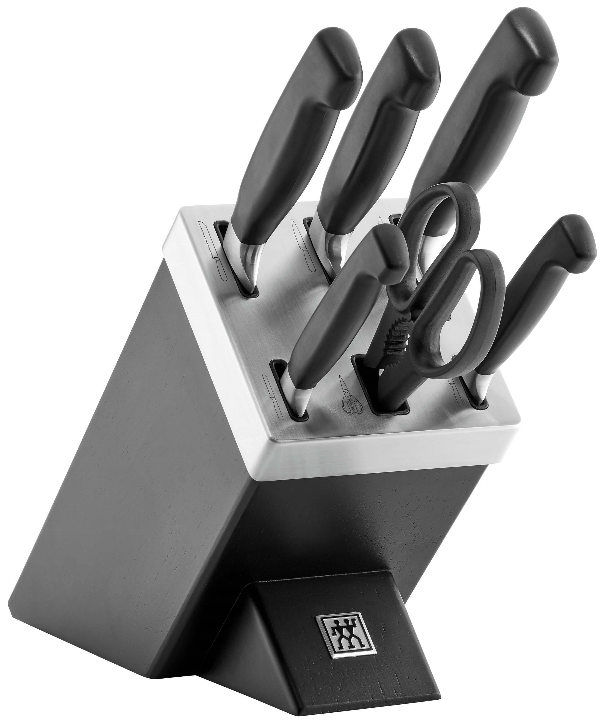 Zestaw noży samoostrzących ZWILLING Four Star 35145-007-0 7 elementów czarny - zdjęcie 1