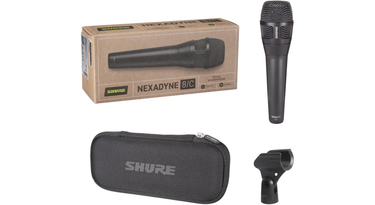 Shure NXN8/C - Mikrofon dynamiczny Nexadyne, Kardioidalny ze złączem XLR, czarny - zdjęcie 6