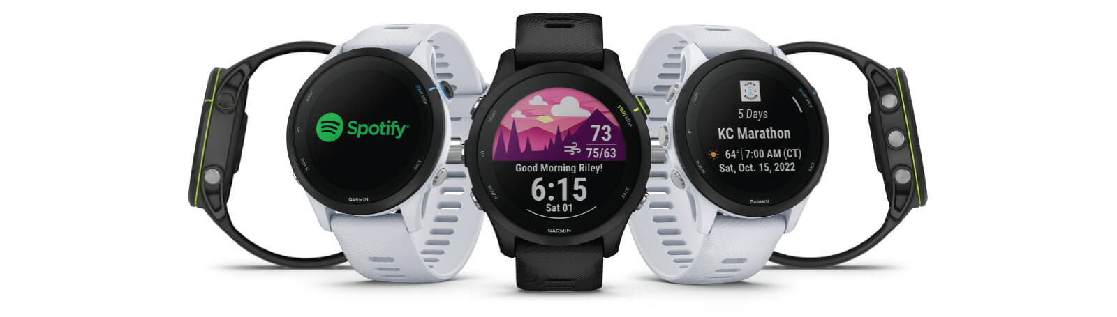 Zegarek sportowy Garmin Forerunner 255 Music Black - zdjęcie 1