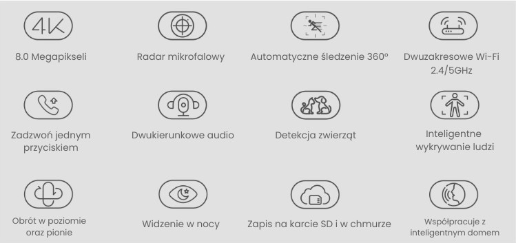 Kamera Foscam R8M-biała - zdjęcie 2