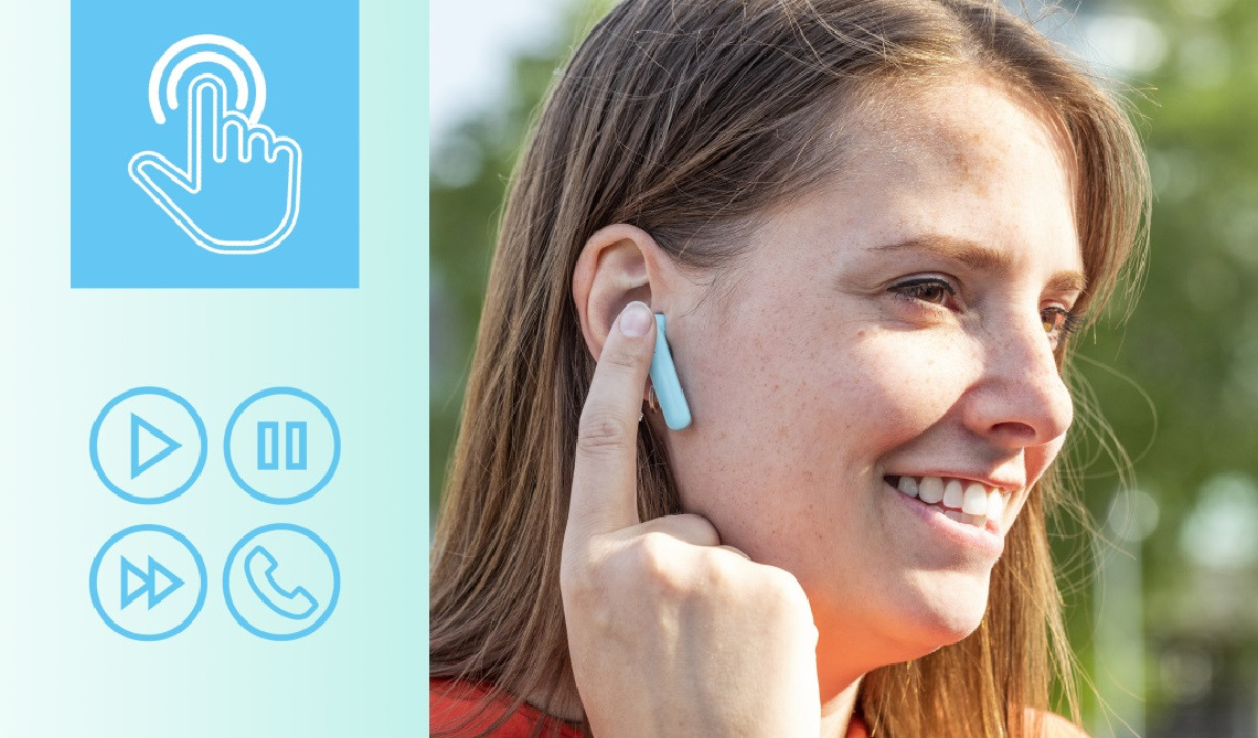 Słuchawki Bluetooth TRUST Primo Touch Black (23712) - zdjęcie 5