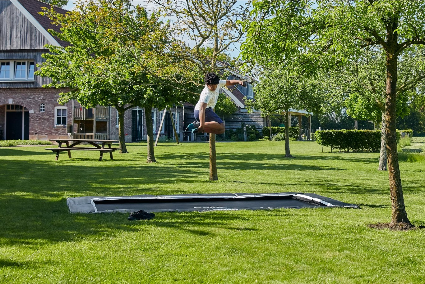 Salta Trampolina Royal Baseground - 396x244cm - zdjęcie 2