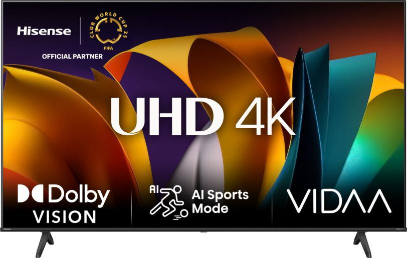 Telewizor Hisense 43A6N LED 43" 4K Ultra HD VIDAA Dolby Vision DVB-T2 Czarny - zdjęcie 1