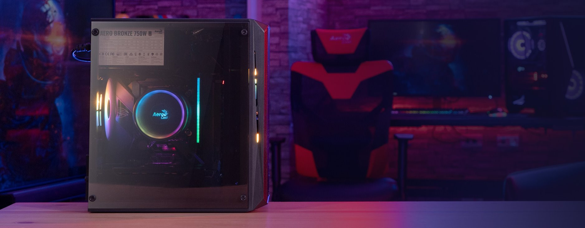 OBUDOWA AEROCOOL PGS CS-107-A-BK-v2 FRGB - zdjęcie 3