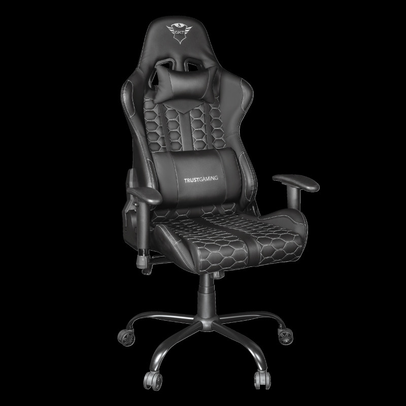 Fotel gamingowy TRUST GXT708 RESTO CHAIR BLACK (24436) - zdjęcie 3
