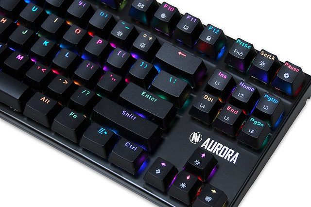 KLAWIATURA I-BOX AURORA K-2R RGB, MECHANICZNA - zdjęcie 1