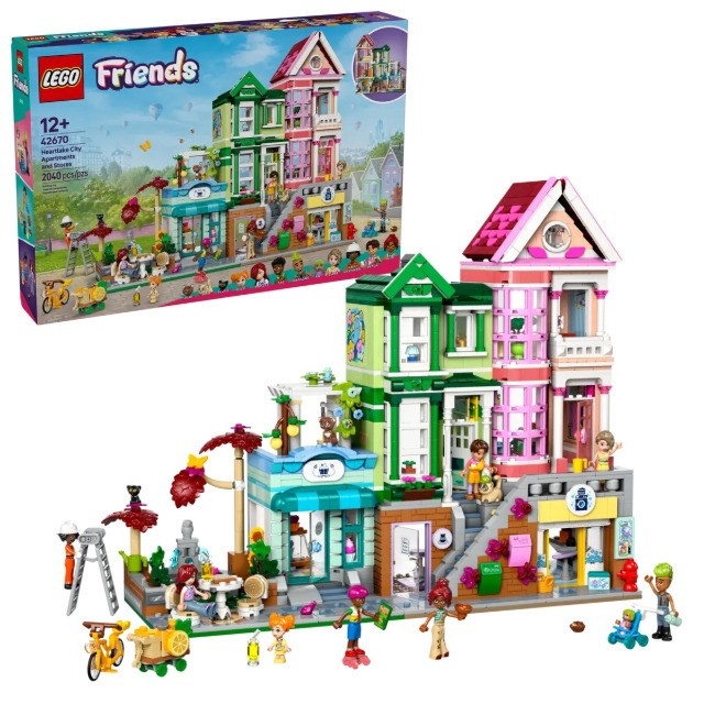 LEGO FRIENDS 42670 Mieszkania i sklepy w mieście Heartlake - zdjęcie 1