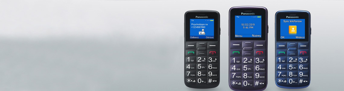 Telefon komórkowy Panasonic KX-TU110EXB Czarny - zdjęcie 1