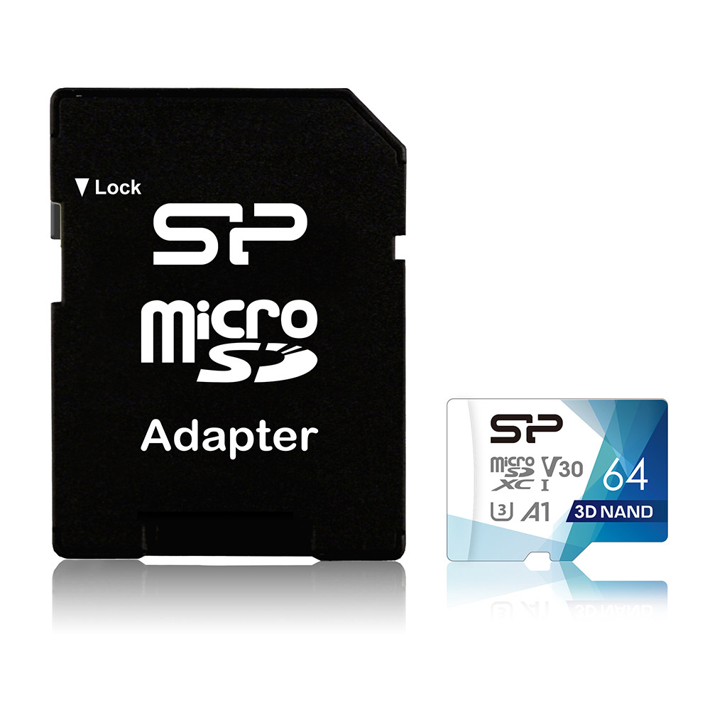 Silicon Power mSDXC Superior Pro V30 64GB UHS-1+ ad - zdjęcie 1