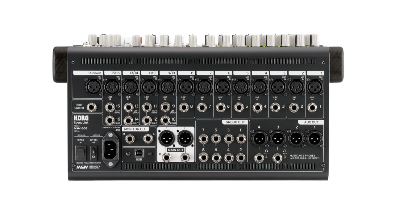 Korg SOUNDLINK MW-1608 NT - Mikser audio - zdjęcie 3