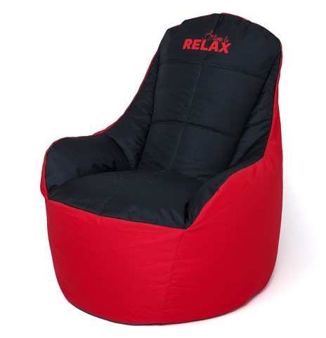 Pufa worek sako BOSS czerwony-czarny XXL 140x90 - zdjęcie 1