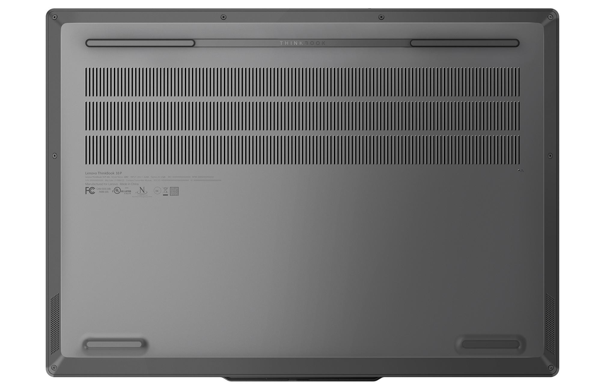 Lenovo ThinkBook 16p G4 i7-13700H 16" WQXGA IPS 400nits AG 16GB DDR5 SSD1TB RTX 4060_8 W11Pro Storm Grey 2Y - zdjęcie 6