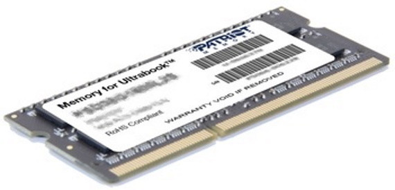 PATRIOT DDR3 8GB Ultrabook 1600MHz CL11 SO-DIMM - zdjęcie 2