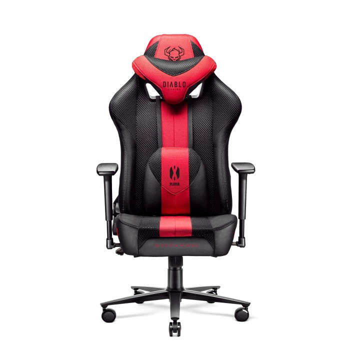 Fotel gamingowy DIABLO X-PLAYER 2.0 king fotel antracytowo-karmazynowy - zdjęcie 1