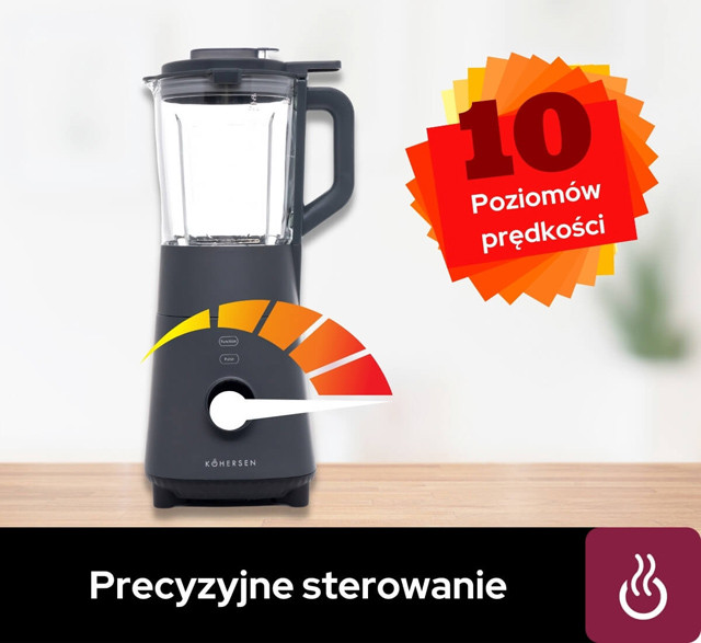 Blender gotujący Kohersen NB800A (antracytowy) - zdjęcie 5