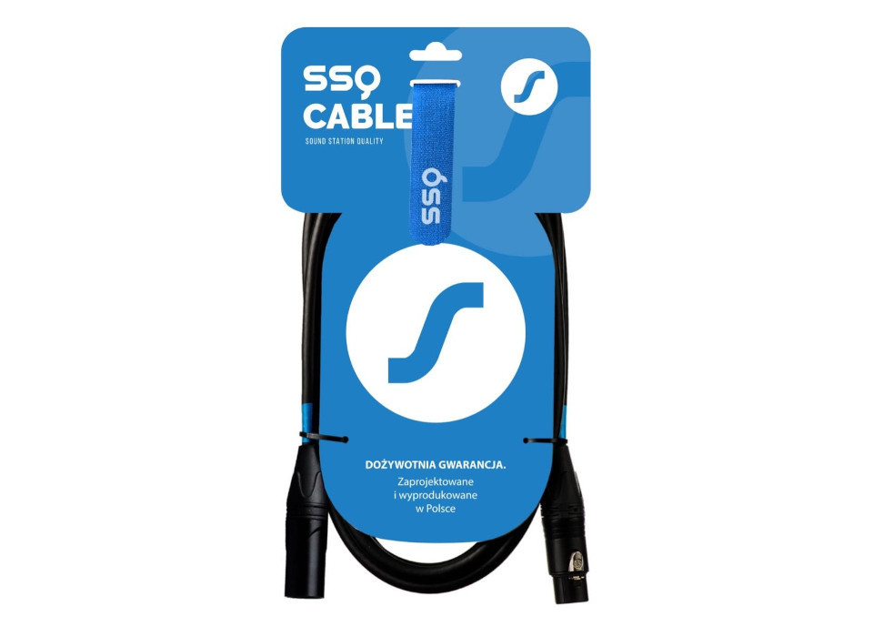 SSQ XX3 - Kabel XLR-XLR 3 metrowy - zdjęcie 1