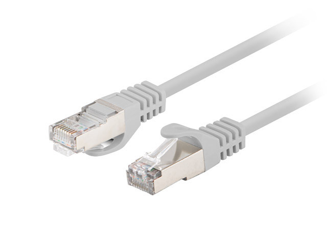 PATCHCORD KAT.6 FTP 1M SZARY FLUKE PASSED LANBERG 10-PACK - zdjęcie 1