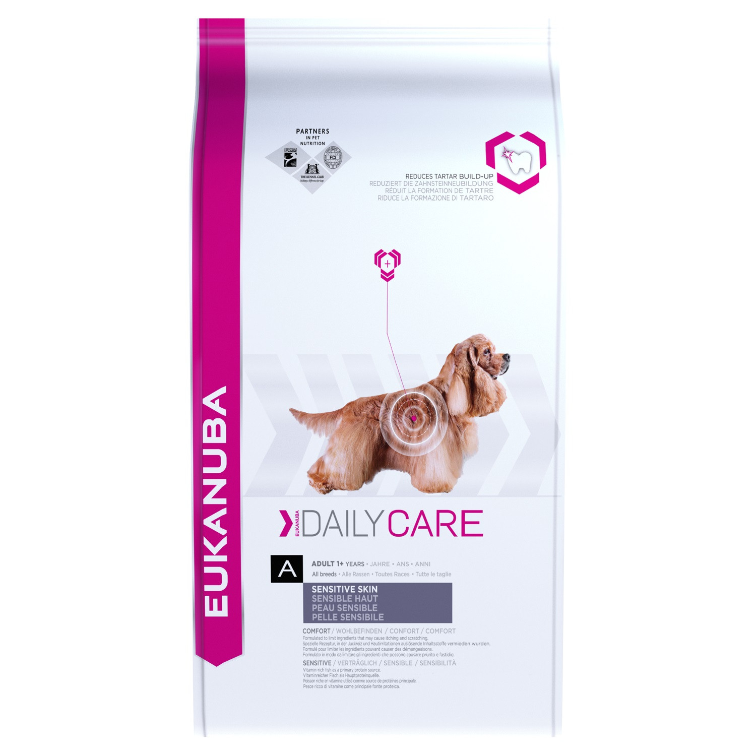 EUKANUBA Daily Care Sensitive Skin - sucha karma dla psa - 12kg - zdjęcie 3