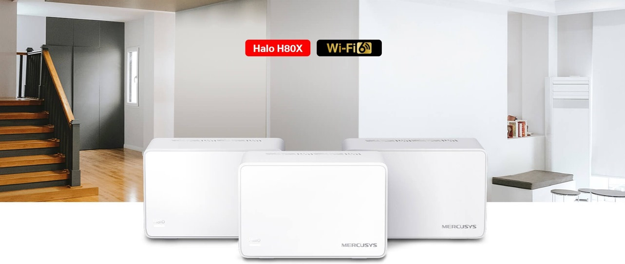 System mesh Mercusys Halo H80X(3-pack) - zdjęcie 1