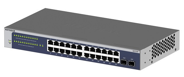 Switch Netgear GS724Tv6 26p Managed Gigabit - zdjęcie 1