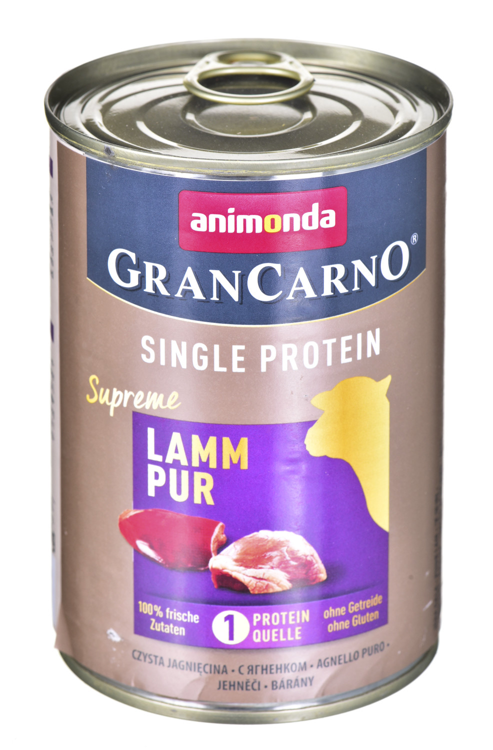 ANIMONDA GranCarno Single Protein jagnięcina - mokra karma dla psa - 400g - zdjęcie 1