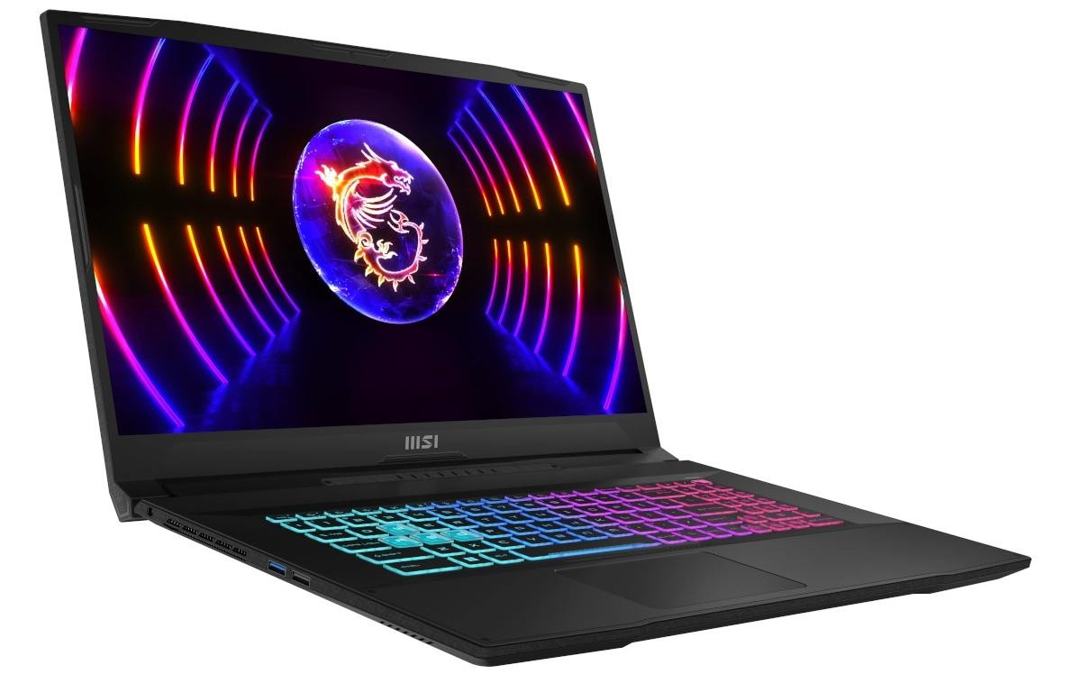 MSI Katana 17 B12VEK-1034XPL i5-12450H 17.3" FHD 144Hz 16GB DDR5 SSD512 RTX 4050 6GB NoOS - zdjęcie 3