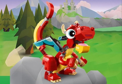LEGO Creator 31145 Czerwony smok - zdjęcie 3