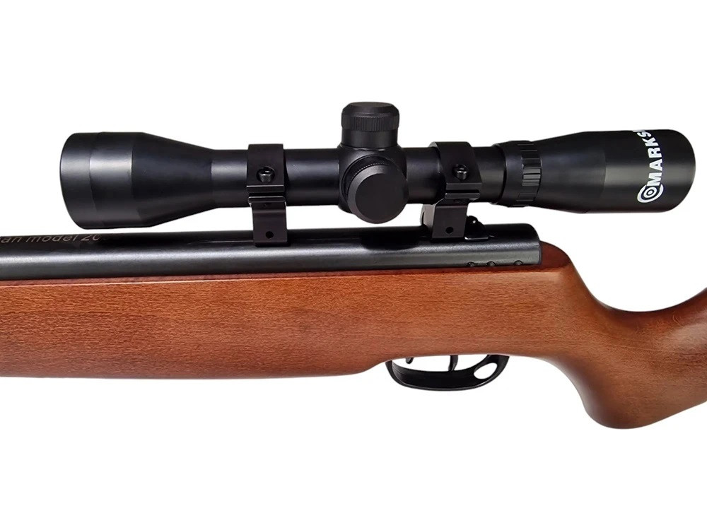 Karabinek wiatrówka Marksman Beaver 2096 drewno+ luneta kal.4,5 mm Ekp<17J - zdjęcie 3