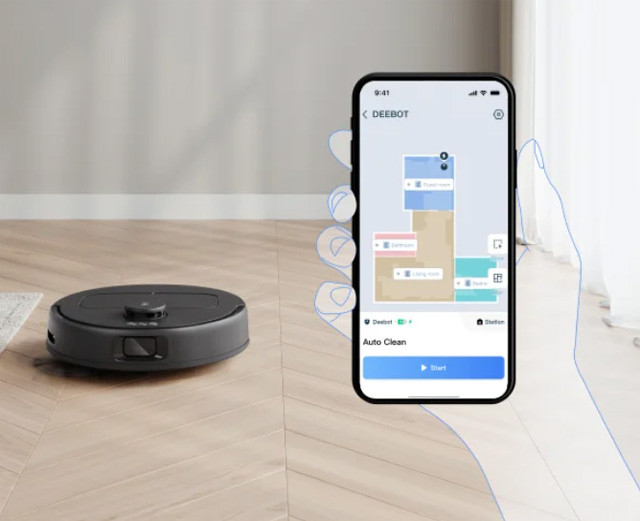 Robot sprzątający Ecovacs Deebot N30 Pro Omni czarny - zdjęcie 5